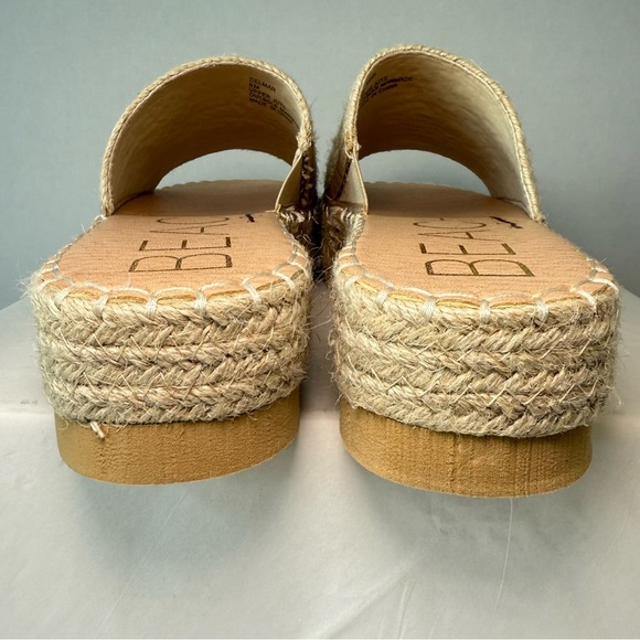 Beach By MATISSE Natural Del Mar Raffia Platform Sandals Size 8 - Picture 7 of 12